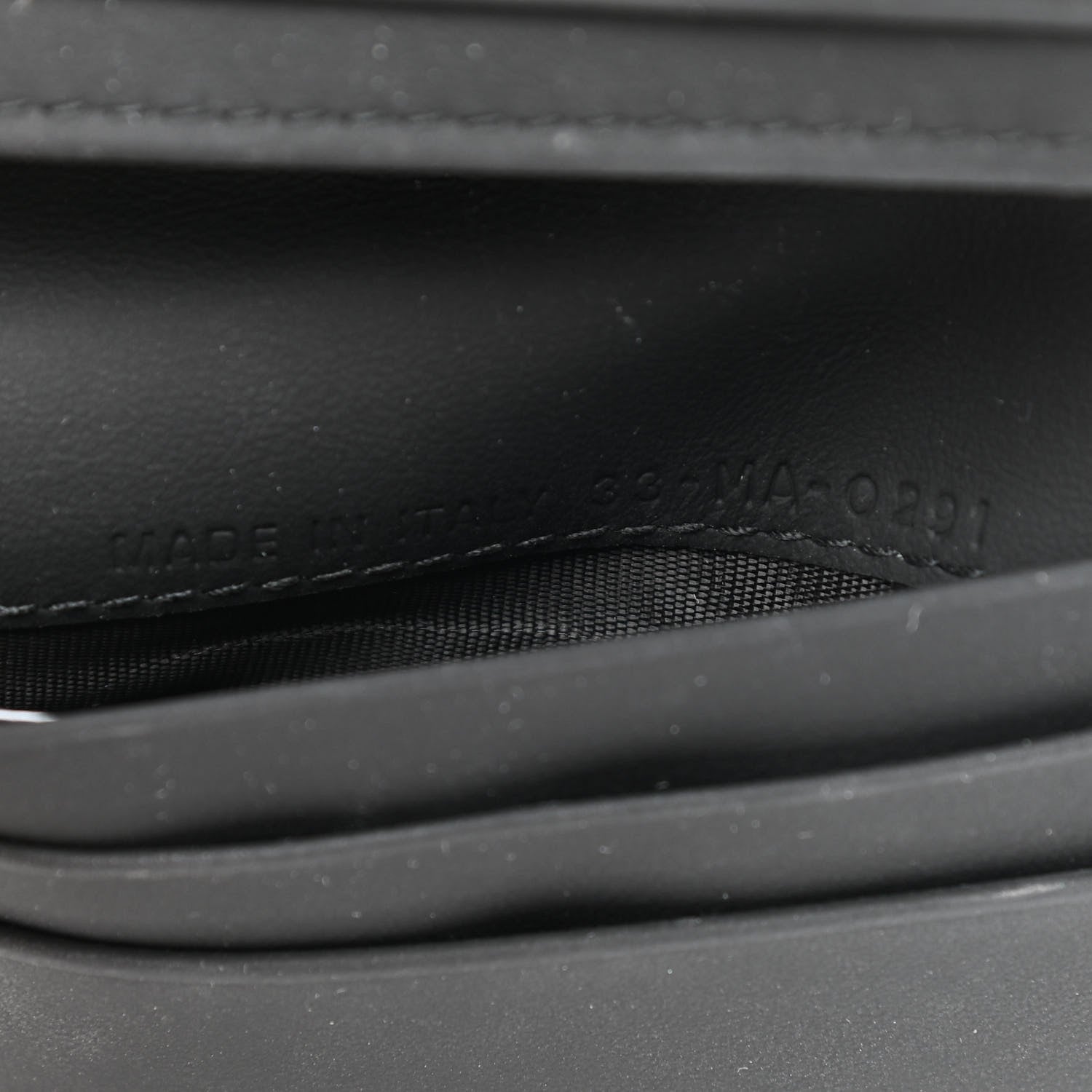 Christian Dior Ultra Matte Calfskin Mini Lady Dior Wallet Black 7 of 8