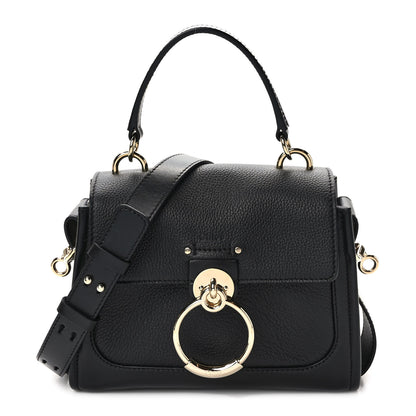 Chloe Calfskin Mini Tess Day Bag Black 1 of 8