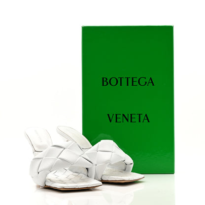 Bottega Veneta Nappa Maxi Intrecciato Lido Mule Sandals 41 Optic White 13 of 13