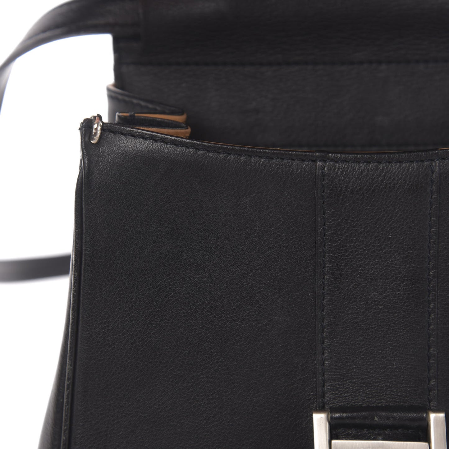 Calfskin Mini Brillant Satchel Black