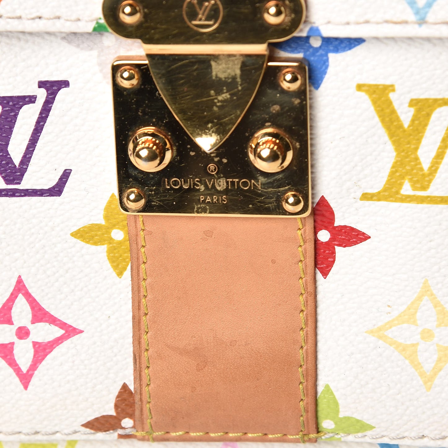 Monogram Multicolor Speedy 30 White