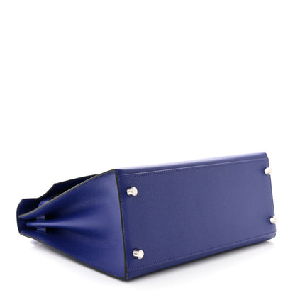 Hermes Epsom Kelly Sellier 28 Bleu Electrique 3 of 10