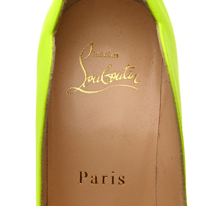Christian Louboutin Calfskin Hot Chick 100 Pumps 35 Fluo 6 of 7