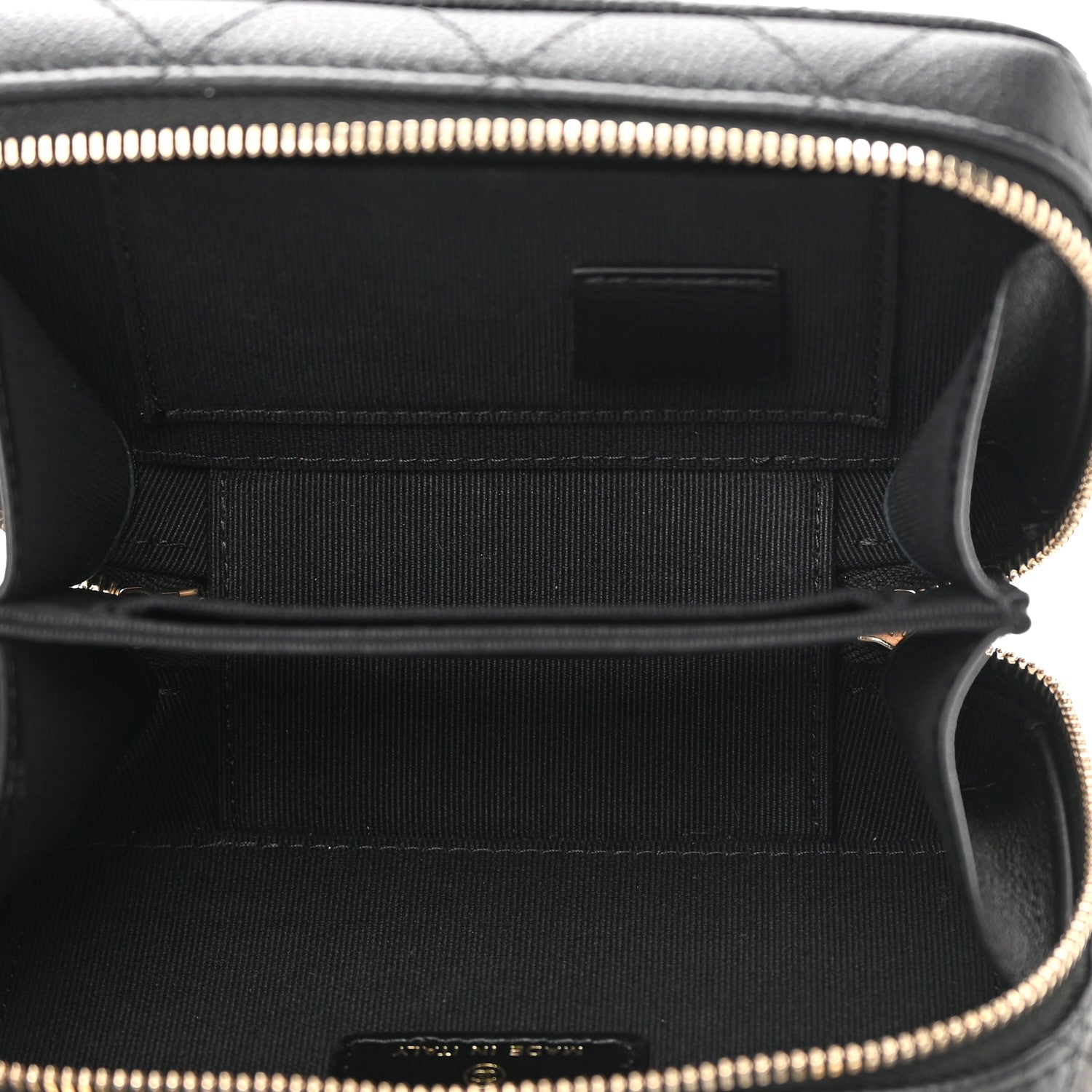 Chanel Caviar Quilted Small Top Handle Vanity Case Black 5 of 11