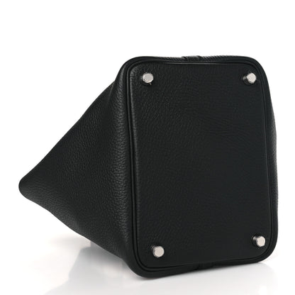 Hermes Taurillon Clemence Picotin Lock 18 PM Black 4 of 10