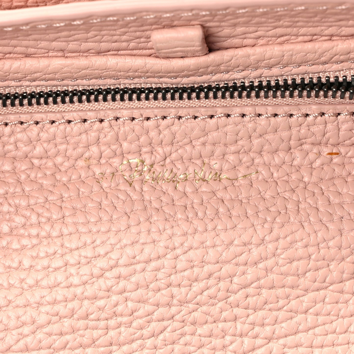 Textured Calfskin Mini Pashli Satchel Petal