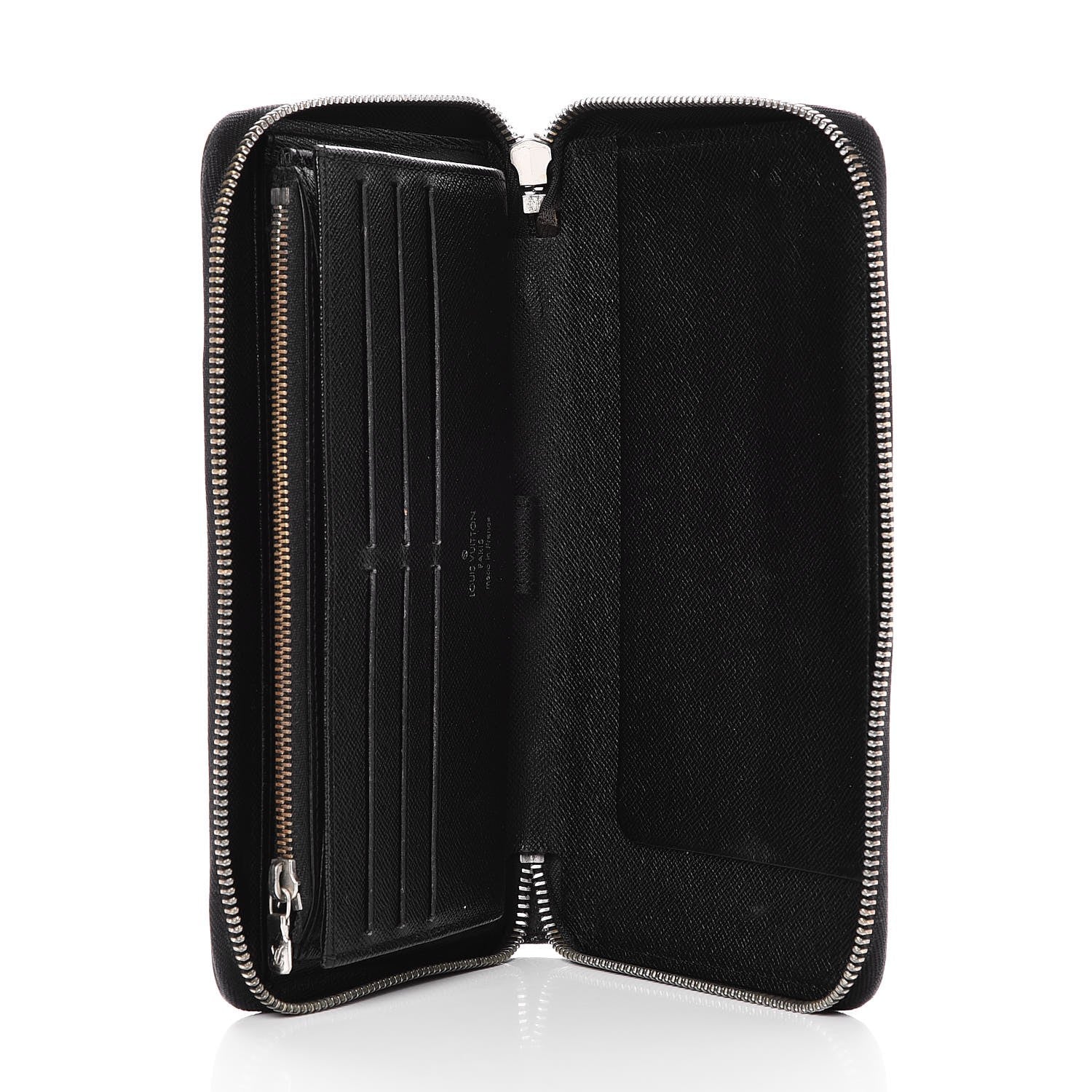 Louis Vuitton Epi Zippy Organizer Wallet Black 5 of 7
