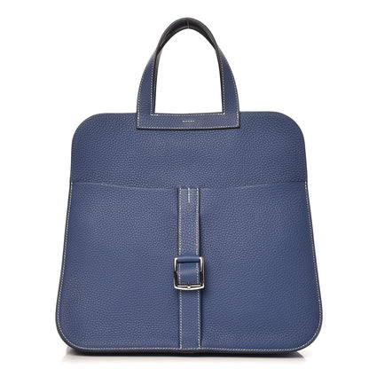 Hermes Taurillon Clemence Halzan 31 Brighton Bleu 9 of 9