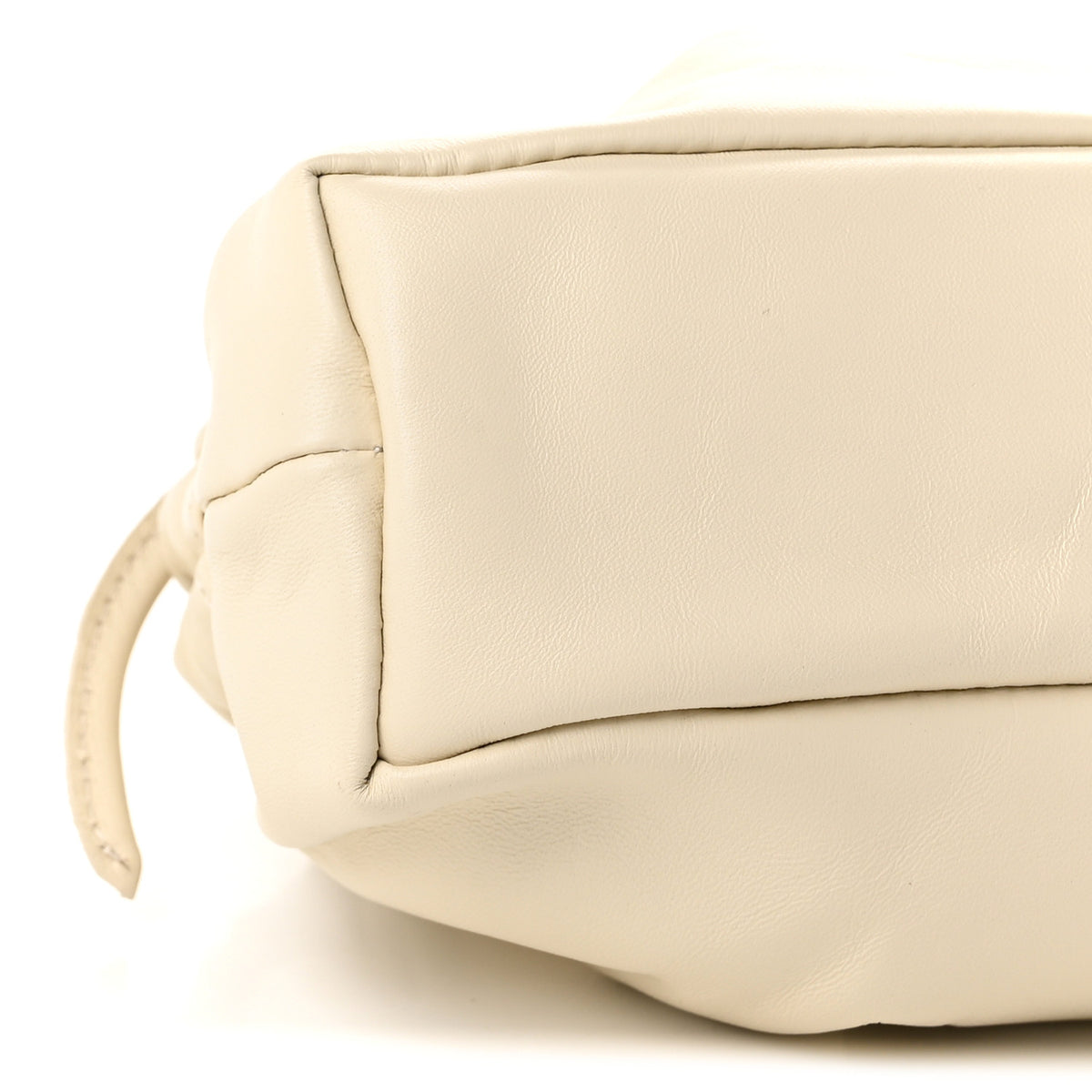 Lambskin Mini Cloud Clutch Pearl