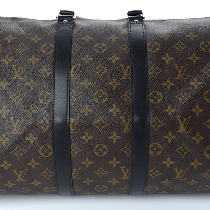 Louis Vuitton Monogram Macassar Keepall Bandouliere 45 11 of 11