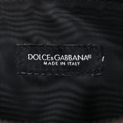 Dolce & Gabbana Dauphine Family Patch Zip Clutch Bag Red 6 of 6
