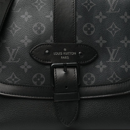 Louis Vuitton Monogram Eclipse Saumur Messenger NV Black 7 of 9