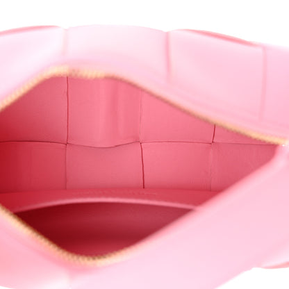 Bottega Veneta Lambskin Maxi Intrecciato Small Brick Cassette Bag Pink 5 of 11