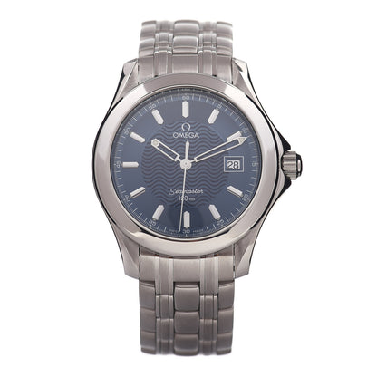 Omega Stainless Steel 36mm Seamaster 120M Quartz Watch Blue 2511.81 1 of 4