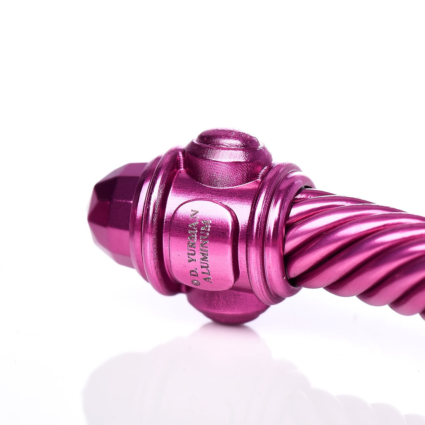 Aluminum 5mm Renaissance Bracelet Dark Pink