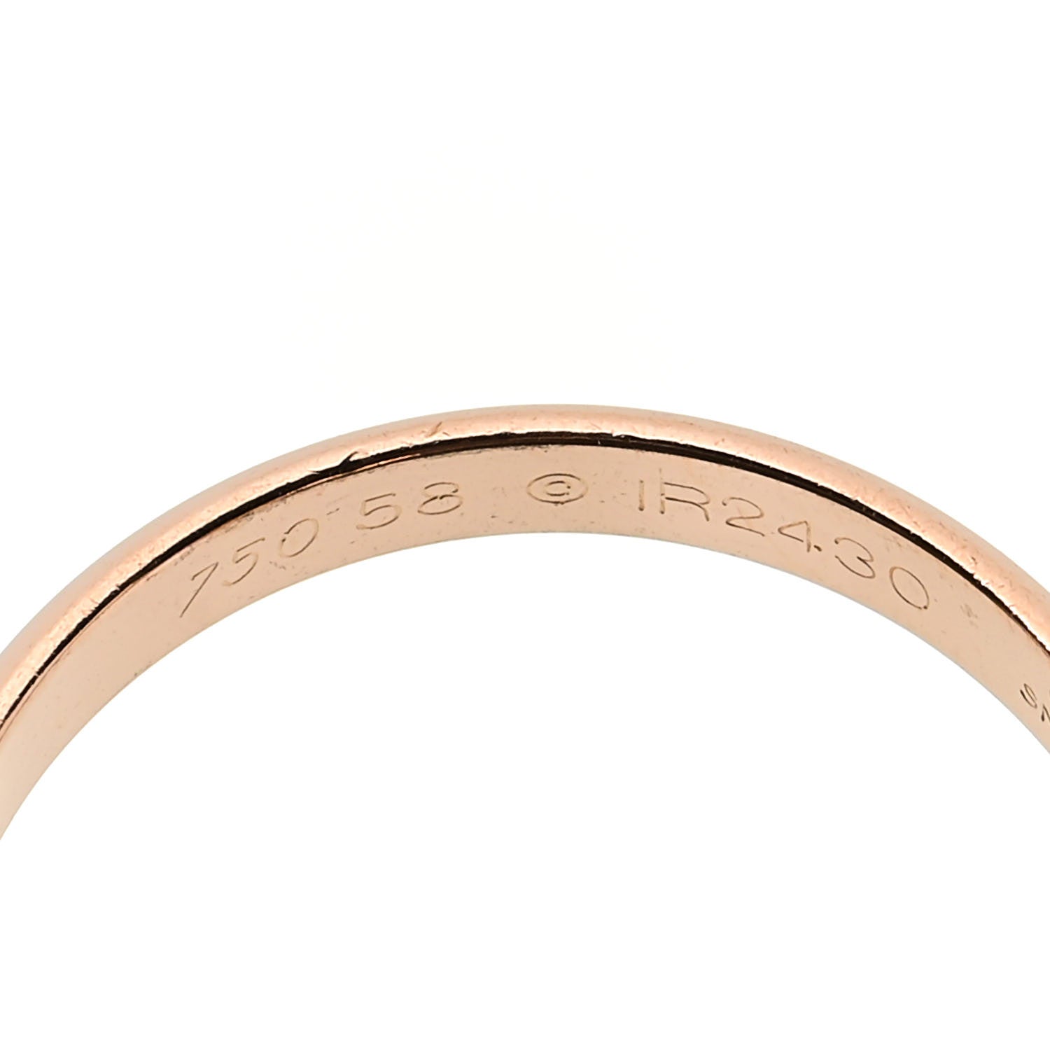 Cartier 18K Pink Yellow White Gold Classic Trinity Ring 58 8.25 4 of 5