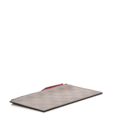 Louis Vuitton Damier Ebene Felicie Chain Wallet Zippered Insert 4 of 6