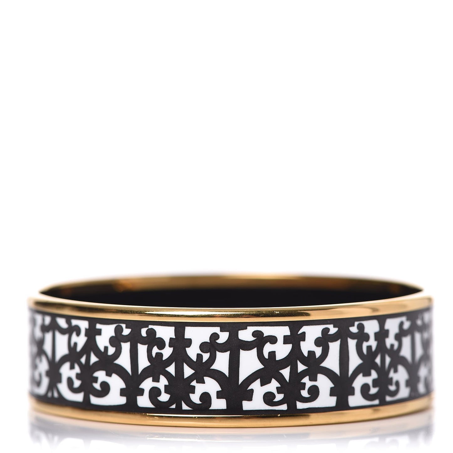 Enamel Printed Wide Balcons du Guadalquivir Bracelet 65 Black