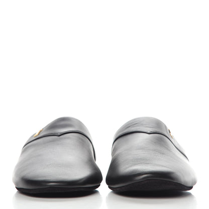 Louis Vuitton X SUPREME Lambskin Mens Hugh Slippers 8 Black 2 of 16