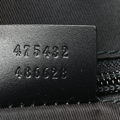 Gucci GG Supreme Monogram Web Flap Messenger Bag Black 7 of 10