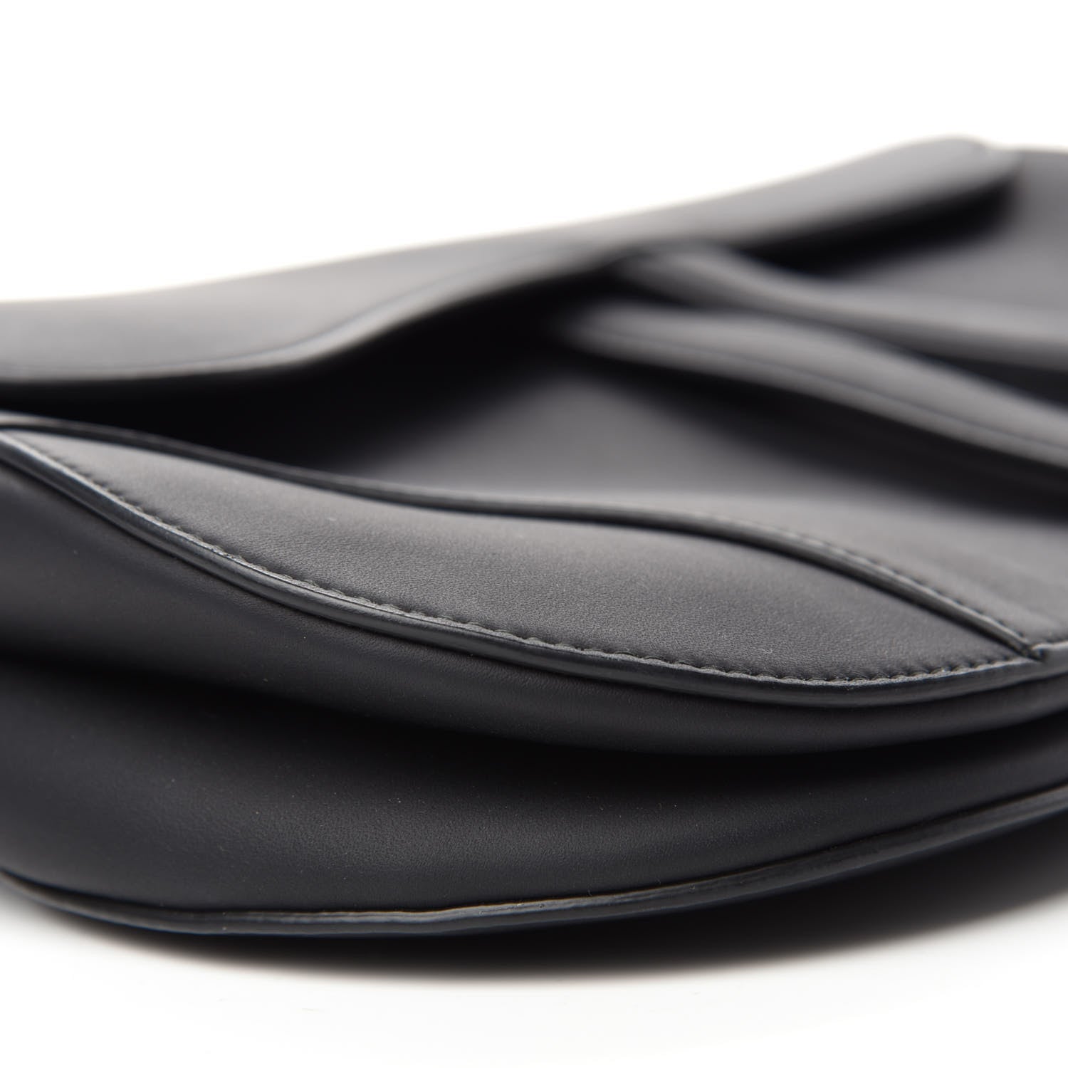Christian Dior Ultra Matte Calfskin Saddle Bag Black 6 of 14