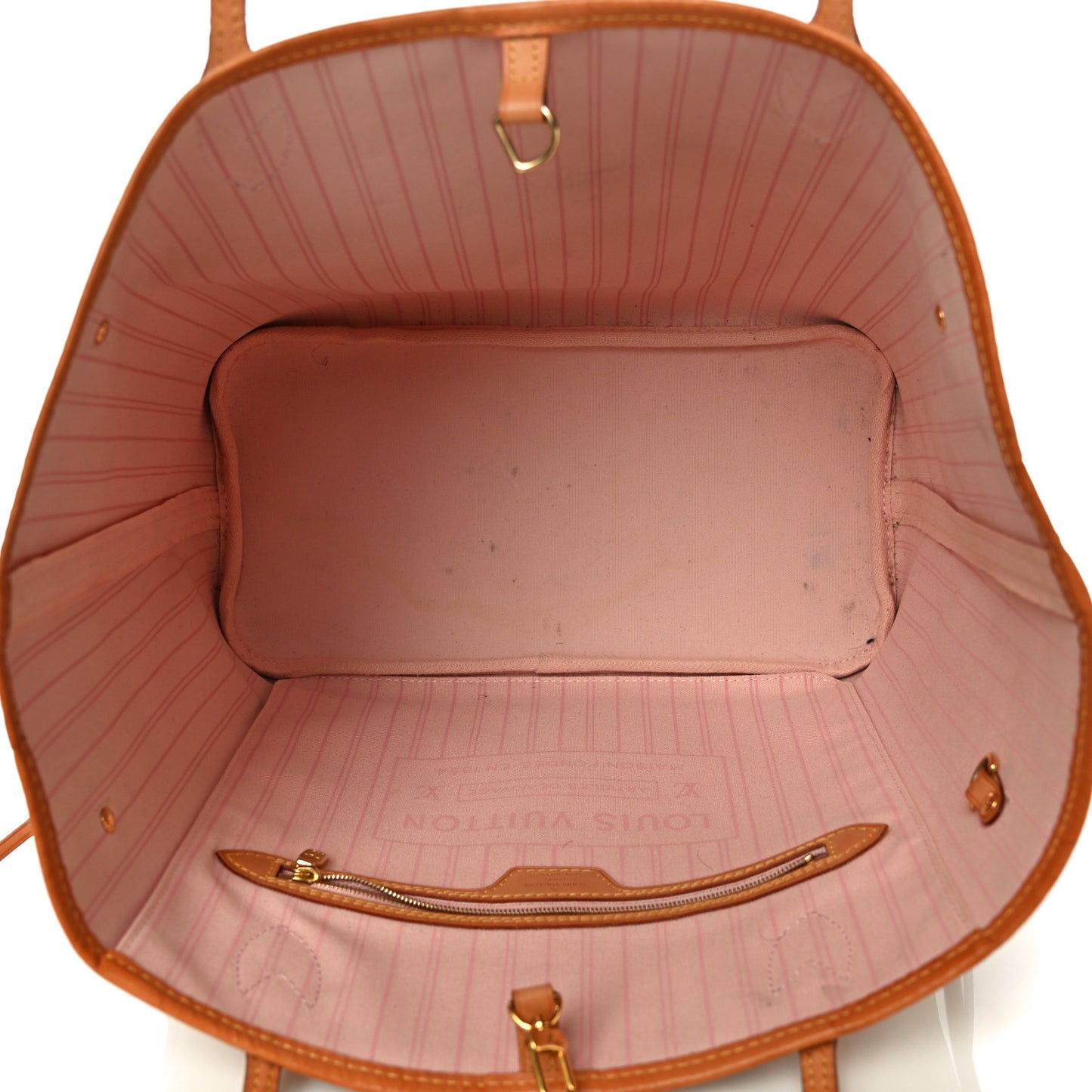Damier Azur Neo Neverfull MM Rose Ballerine