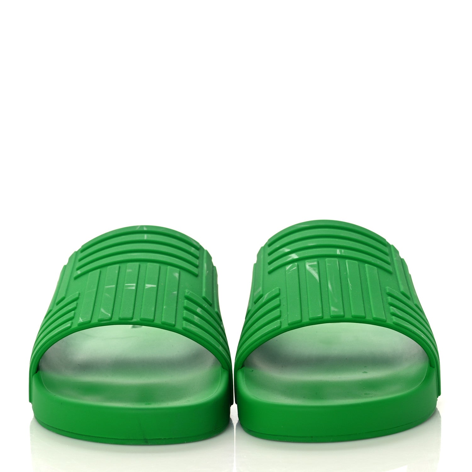 Bottega Veneta Rubber Carpet Slider Sandals 39 Parakeet 2 of 16