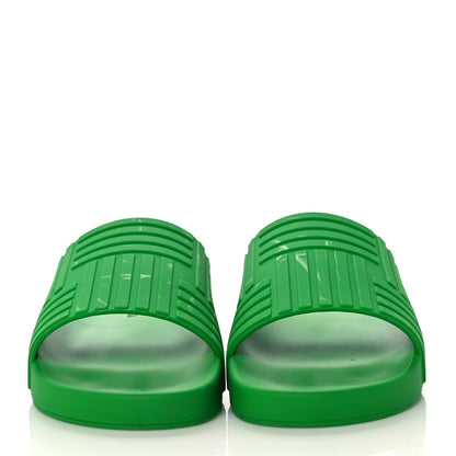 Bottega Veneta Rubber Carpet Slider Sandals 39 Parakeet 2 of 16