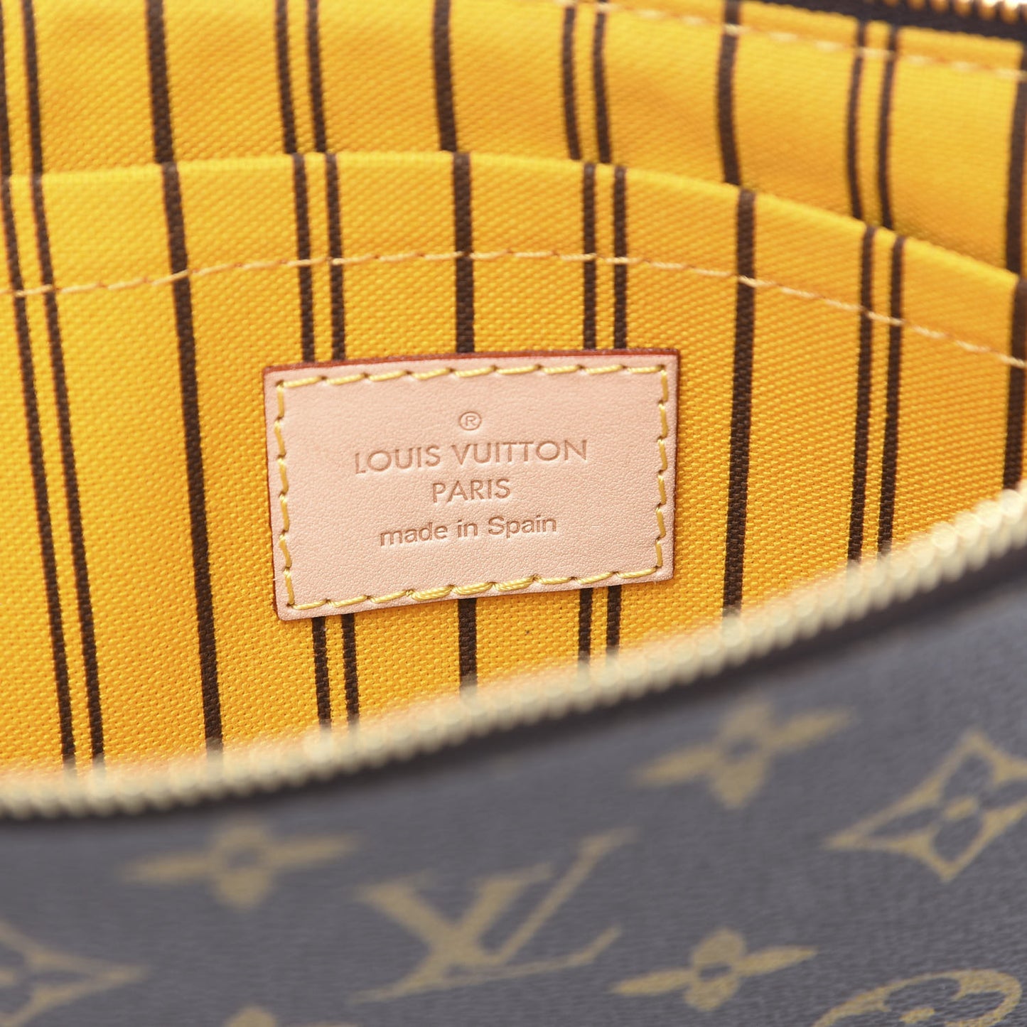 Monogram Neverfull MM GM Pochette Mimosa