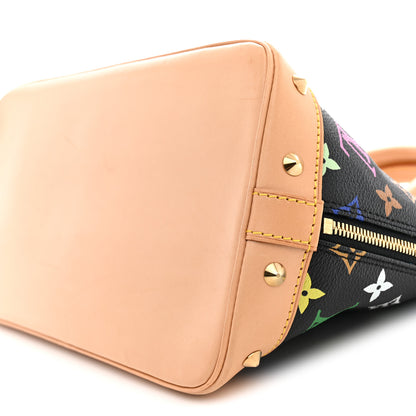 Louis Vuitton Monogram Multicolor Alma Black 10 of 14