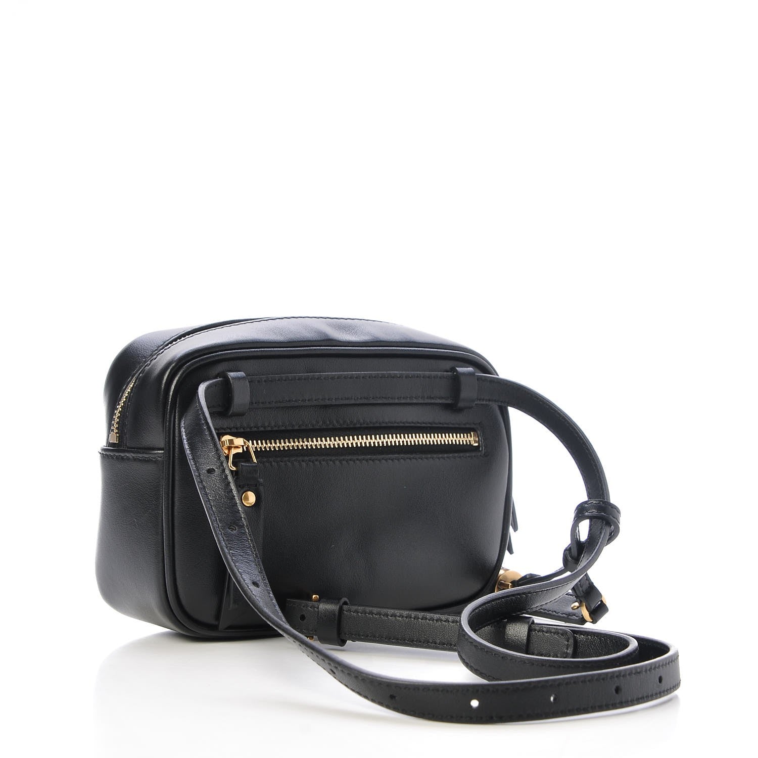 Saint Laurent Calfskin Matelasse Monogram Lou Belt Bag Black 3 of 7