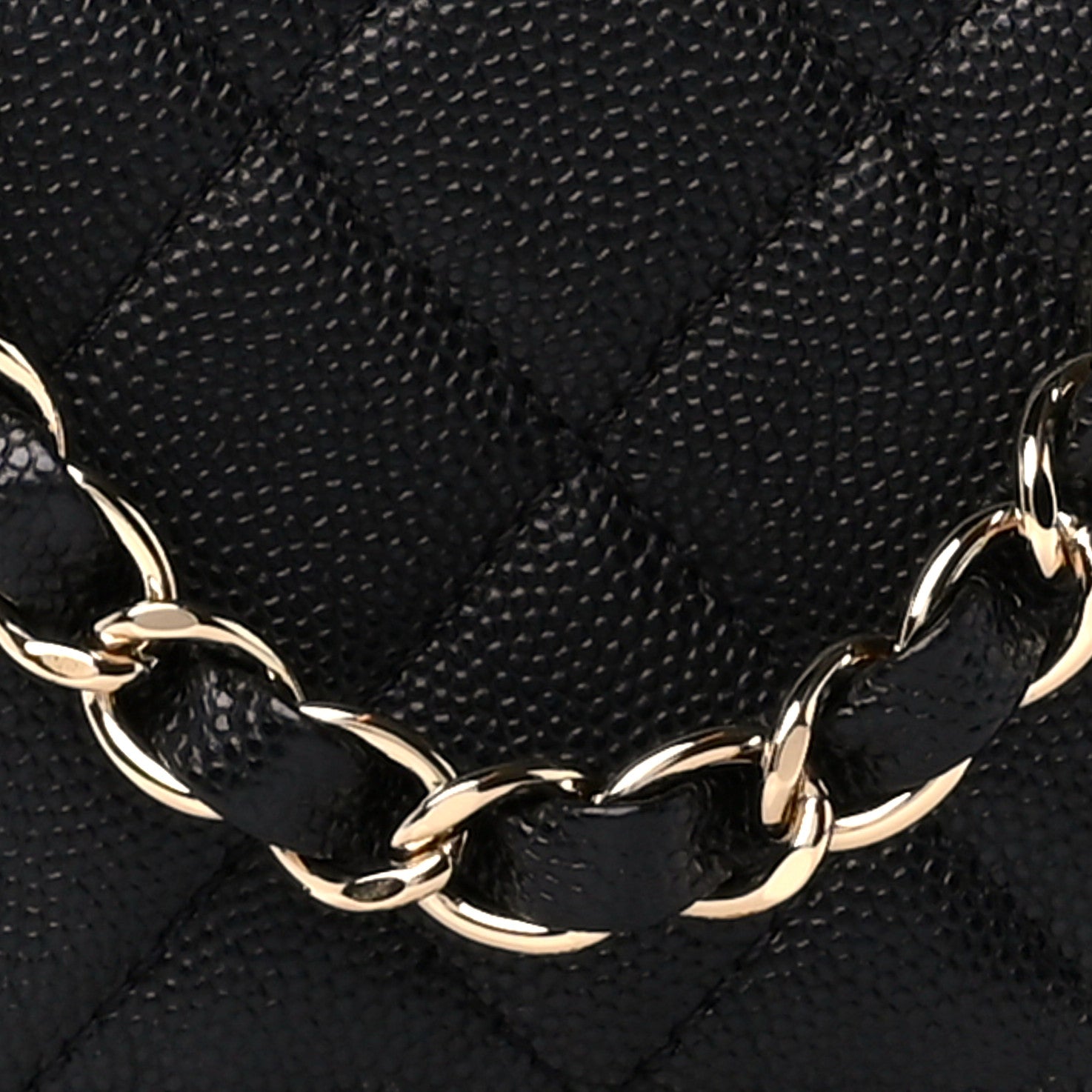 Chanel Caviar Quilted CC Day Camera Case Black 11 of 13