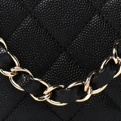 Chanel Caviar Quilted CC Day Camera Case Black 11 of 13