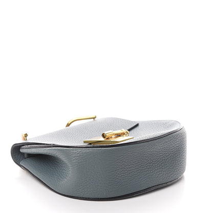Chloe Grained Lambskin Mini Drew Shoulder Bag Cloudy Blue 3 of 8