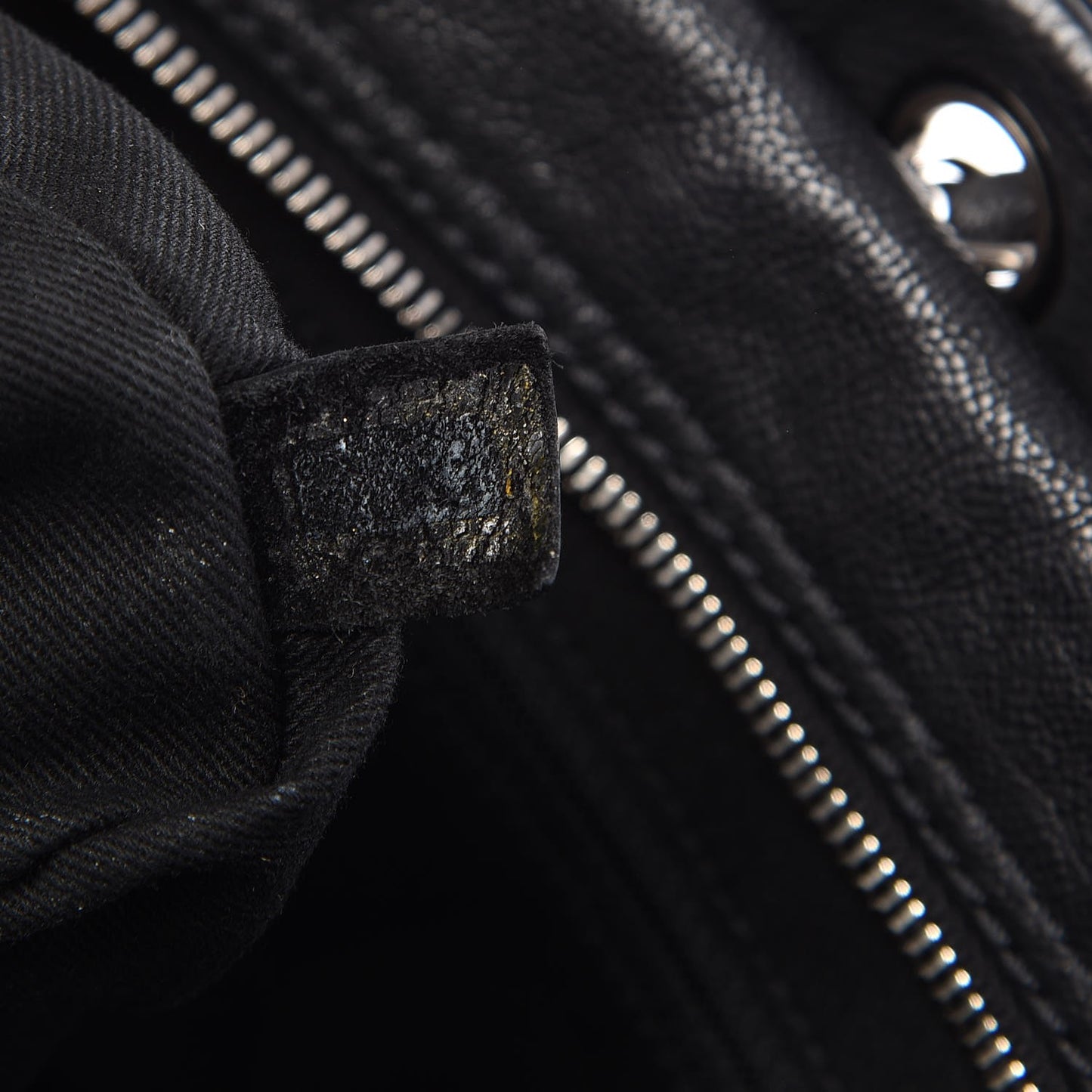 Calfskin Large Diamond Stitch Tote Black