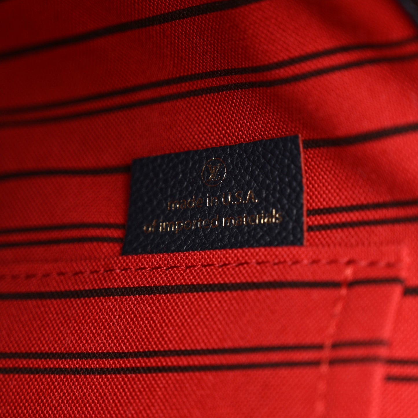 Empreinte Montaigne GM Marine Rouge