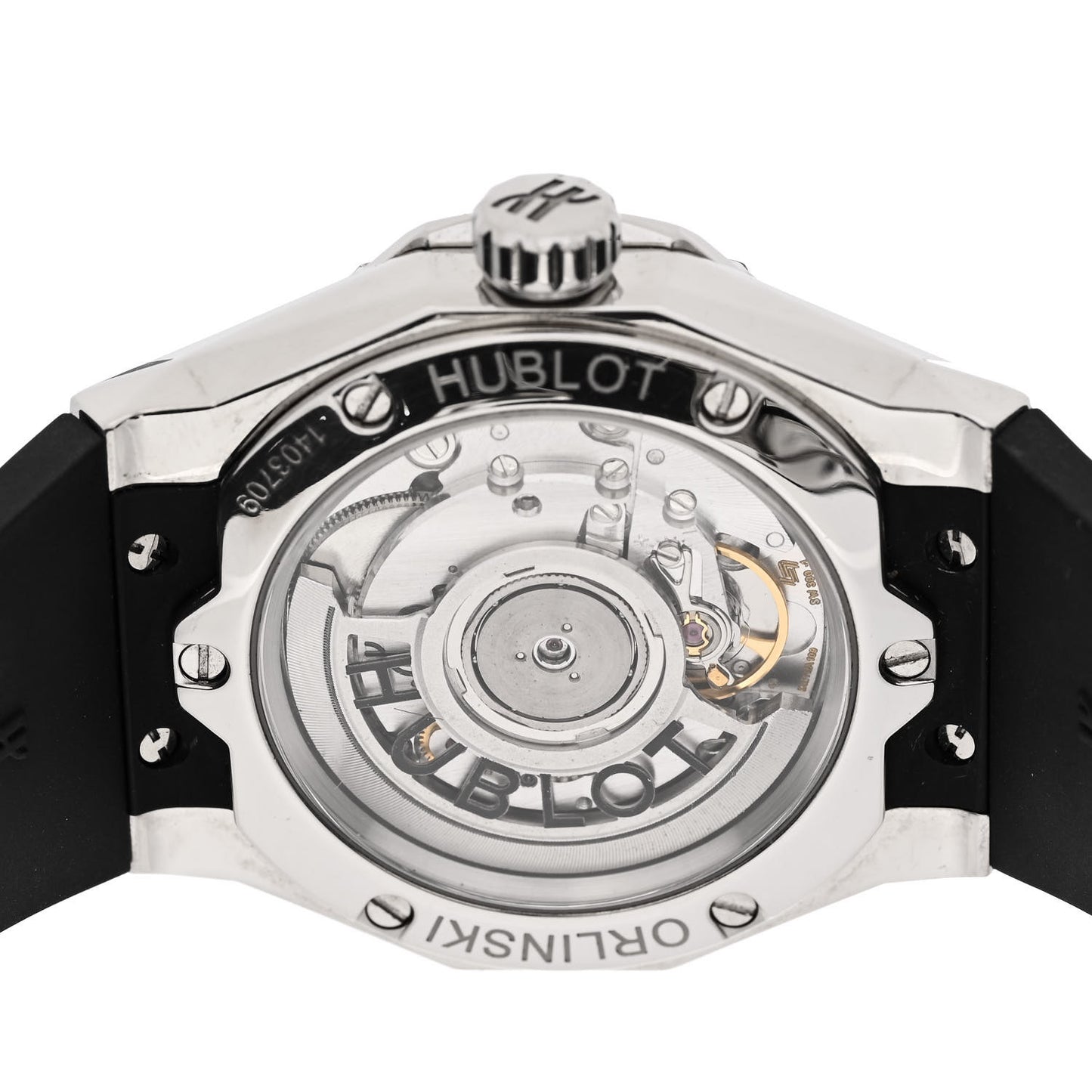 Titanium Rubber Diamond Pave 40mm Classic Fusion Orlinski Automatic Watch 550.NS.1800.RX.1604.ORL19