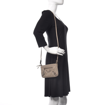 Balenciaga Agneau Ticket Shoulder Bag Papyrus 2 of 9