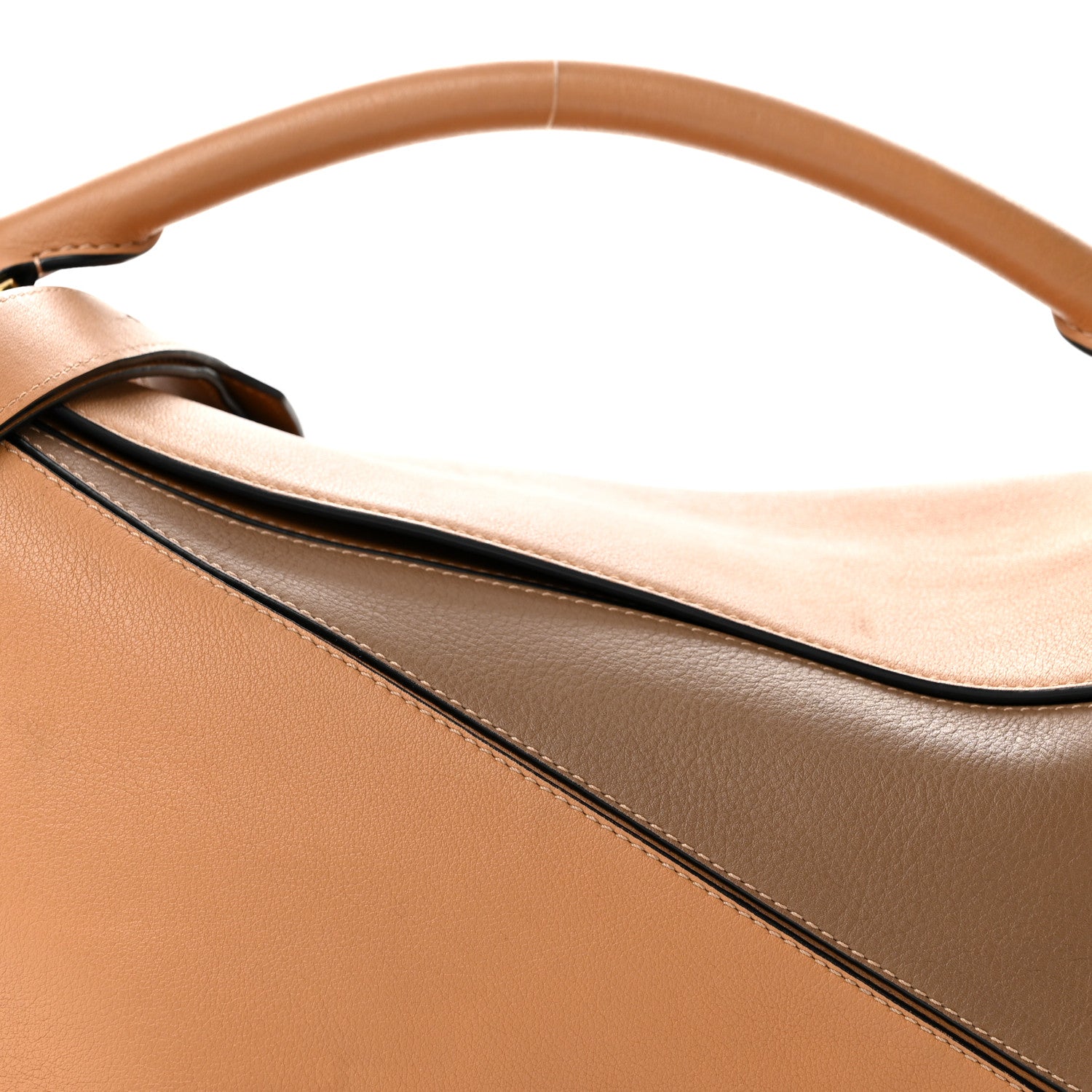 Loewe Calfskin Medium Puzzle Bag Warm Desert Mink 8 of 11