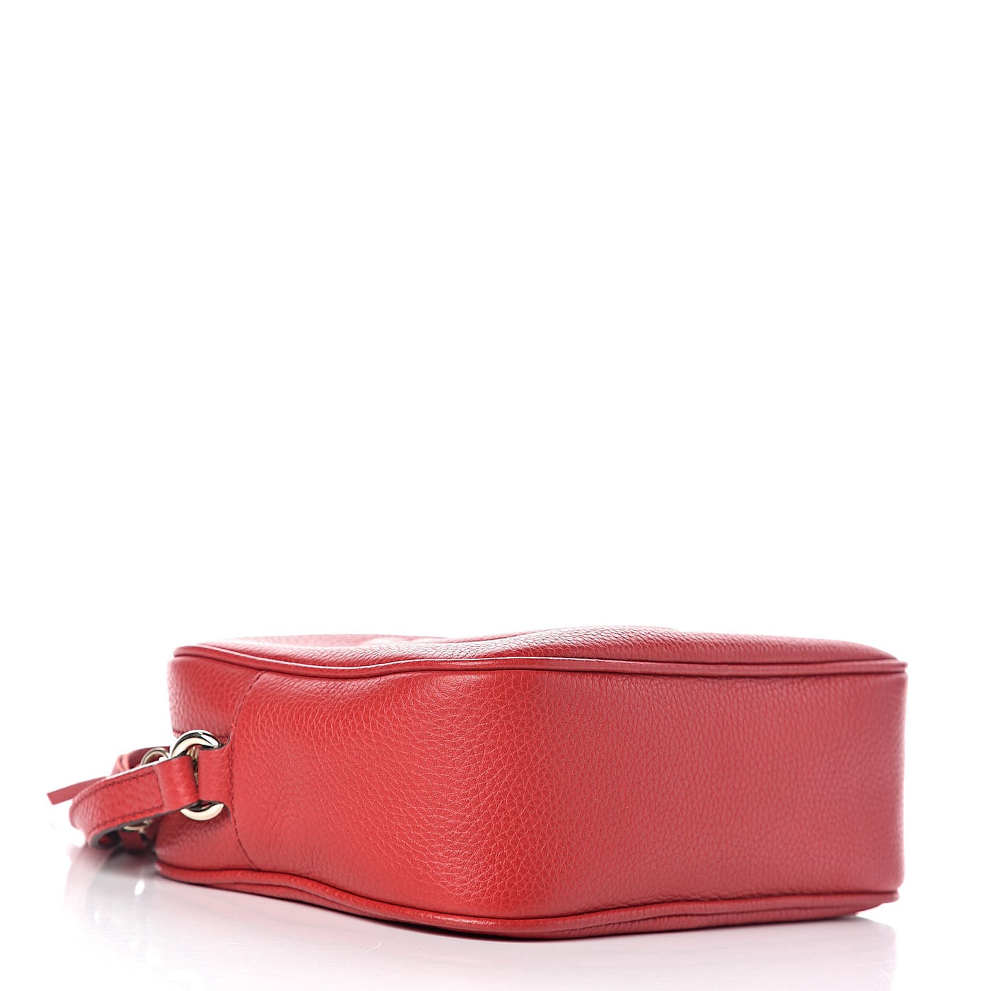 Pebbled Calfskin Small Soho Disco Bag Tabasco Red