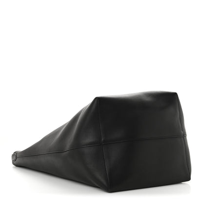 The Row Polished Saddle Calfskin Large N/S Park Tote Black 4 of 10