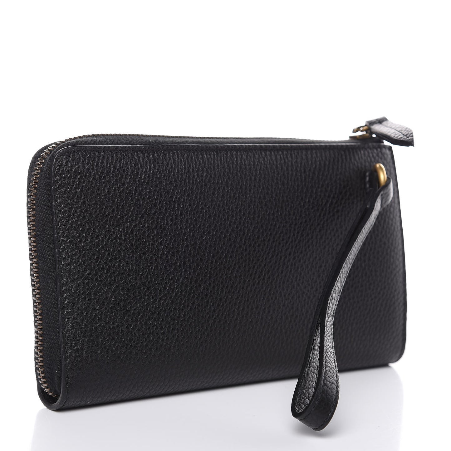 Calfskin Cellarius Blind For Love Wristlet Black