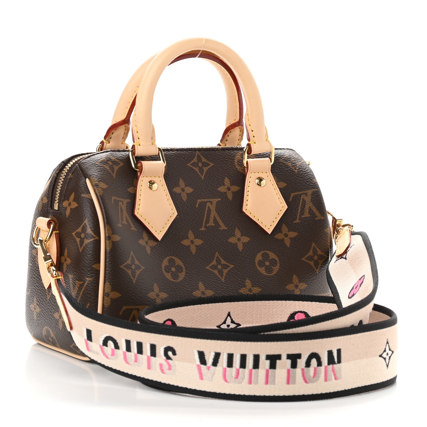 Monogram Speedy Bandouliere 20 Black