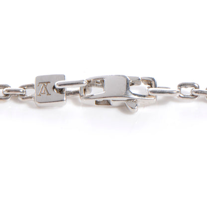 Louis Vuitton 18K Small White Gold And Diamonds Heart Pendant 5 of 7