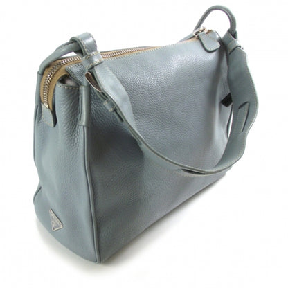 Prada Vitello Daino Bag Blue 3 of 11