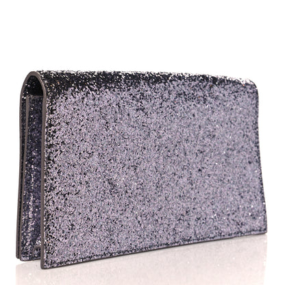 Saint Laurent Glitter Classic Kate Monogram Clutch Sunset Grey 3 of 10