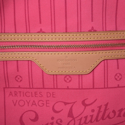 Louis Vuitton Monogram Roses Neverfull MM 8 of 13