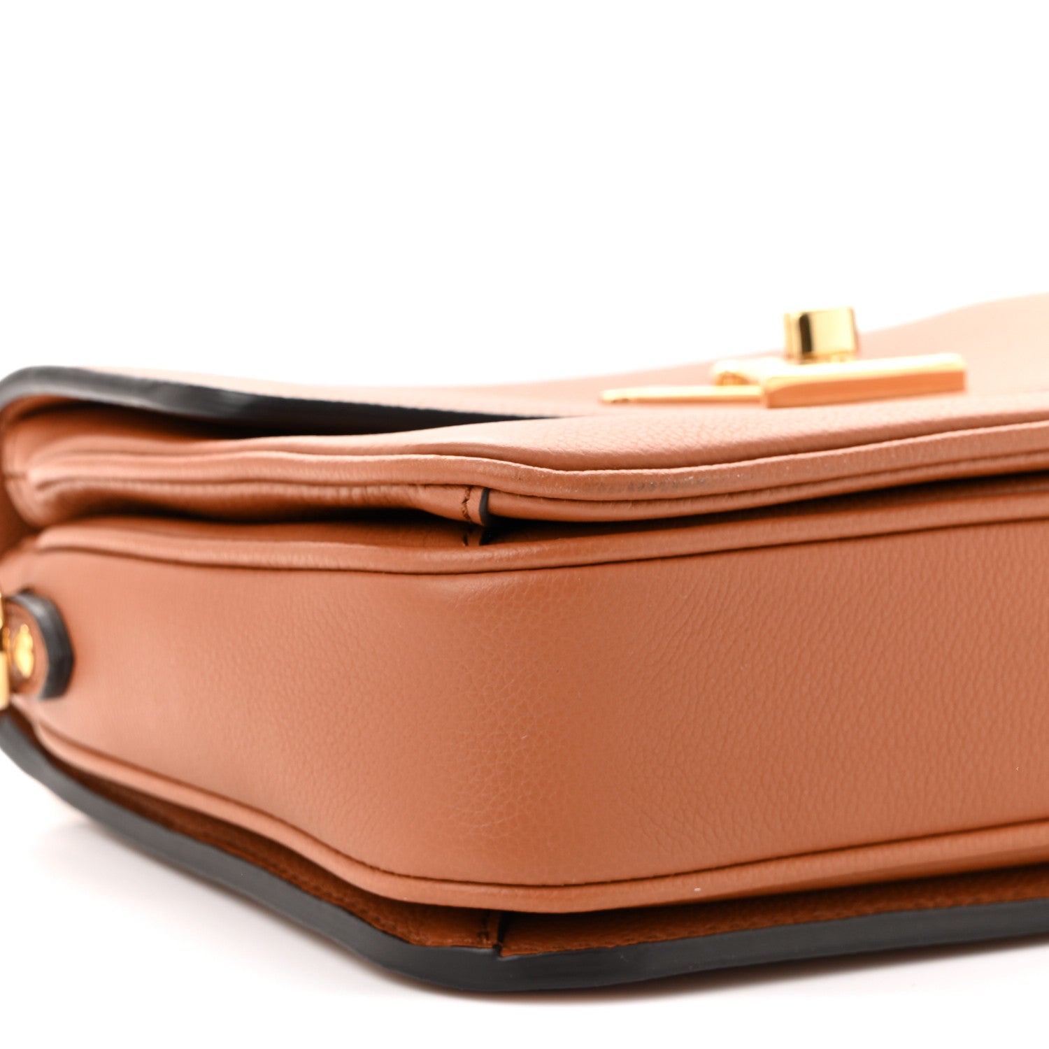 Louis Vuitton Grained Calfskin Lockme Oxford Cognac 8 of 9
