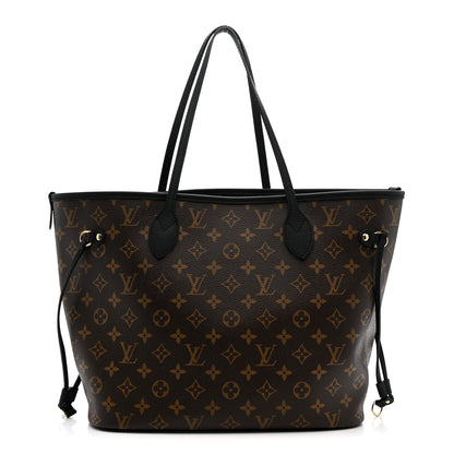 Louis Vuitton Monogram Calfskin Neo Neverfull Inside Out MM Black 1 of 11