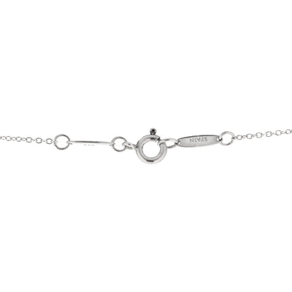 Tiffany Sterling Silver 22mm Elsa Peretti Open Heart Pendant Necklace 5 of 6